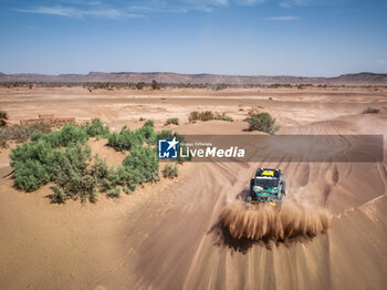 2023-10-15 - 409 CAILLE Sébastien (fra), DELFINO Max (fra), Team BTR Caille, BRP Can-Am Maverick XRS Turbo RR, action during the Stage 2 of the Rallye du Maroc 2023, on October 15, 2023 around Zagora, Morocco - AUTO - RALLYE DU MAROC 2023 - RALLY - MOTORS