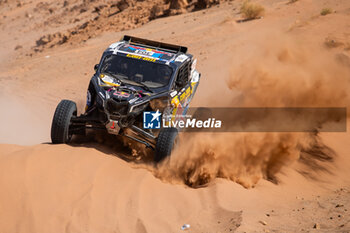 2023-10-15 - 304 LOPEZ CONTARDO Francisco (chi), ORTEGA GIL Diego (spa), Red Bull Can-Am Factory Team, Can-Am Maverick X3, FIA W2RC, action during the Stage 2 of the Rallye du Maroc 2023, on October 15, 2023 around Zagora, Morocco - AUTO - RALLYE DU MAROC 2023 - RALLY - MOTORS