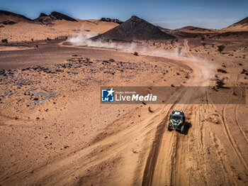 2023-10-16 - 417 GUILLAUME Hervé (fra), GUILLAUME Maxime (fra), BTR-Driverspark, BRP Can-Am Maverick XRS Turbo RR, action during the Stage 3 of the Rallye du Maroc 2023, on October 16, 2023 around Zagora, Morocco - AUTO - RALLYE DU MAROC 2023 - RALLY - MOTORS
