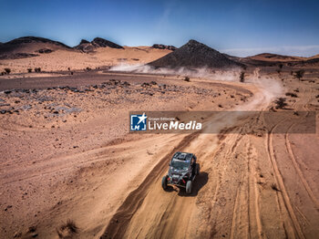 2023-10-16 - 416 RENOU Jeremie (fra), LARROQUET Nicolas (fra), Ydeo Competition, BRP Can-Am Maverick XRS Turbo RR, action during the Stage 3 of the Rallye du Maroc 2023, on October 16, 2023 around Zagora, Morocco - AUTO - RALLYE DU MAROC 2023 - RALLY - MOTORS