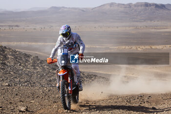 2023-10-17 - 31 LUCCI Paolo (ita), Bas World KTM Racing Team, KTM 450 Rally Factory Replica, FIM W2RC, action during the Stage 4 of the Rallye du Maroc 2023, on October 17, 2023 between Zagora and Merzouga, Morocco - AUTO - RALLYE DU MAROC 2023 - RALLY - MOTORS