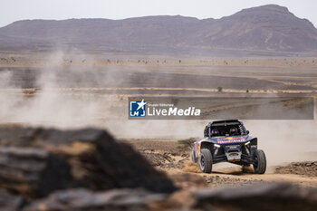 2023-10-17 - 300 GUTHRIE Mitch (usa), WALCH Kellon (usa), Red Bull Off-Road Junior Team USA by BFG, Taurus T3M, FIA W2RC, action during the Stage 4 of the Rallye du Maroc 2023, on October 17, 2023 between Zagora and Merzouga, Morocco - AUTO - RALLYE DU MAROC 2023 - RALLY - MOTORS