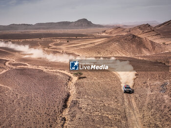 2023-10-17 - 216 DE MEVIUS Guillaume (bel), CAZALET François (fra), Overdrive Racing, Toyota Hilux Overdrive, action during the Stage 4 of the Rallye du Maroc 2023, on October 17, 2023 between Zagora and Merzouga, Morocco - AUTO - RALLYE DU MAROC 2023 - RALLY - MOTORS