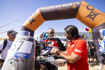 2023-10-18 - NACHMANI Gad (ist), Club Aventura Touareg, KTM 450 Aventura Touareg, portrait during the Stage 5 of the Rallye du Maroc 2023, on October 18, 2023 around Merzouga, Morocco - AUTO - RALLYE DU MAROC 2023 - RALLY - MOTORS