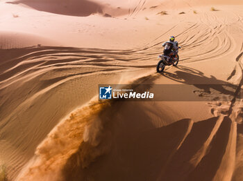 2023-10-18 - 51 GIRARD Mathieu (fra), Nomade Racing, Team Nomade Racing, KTM Rally 450, action during the Stage 5 of the Rallye du Maroc 2023, on October 18, 2023 around Merzouga, Morocco - AUTO - RALLYE DU MAROC 2023 - RALLY - MOTORS