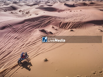 2023-10-18 - 78 BOUVIER Stéphane (fra), Team BS Aventure, Yamaha WR 450 Rally Replica, action during the Stage 5 of the Rallye du Maroc 2023, on October 18, 2023 around Merzouga, Morocco - AUTO - RALLYE DU MAROC 2023 - RALLY - MOTORS