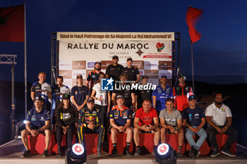 2023-10-18 - WORLD CHAMPION, CHAMPION DU MONDE portrait, during the Prize giving ceremony of the Rallye du Maroc 2023, on October 18, 2023 around Merzouga, Morocco - AUTO - RALLYE DU MAROC 2023 - RALLY - MOTORS