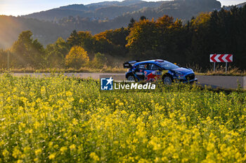 2023-10-25 - The Driver Pierre-Louis Loubet (Fra) And Veillas Benjamin (Fra) M-Sport Ford Wrt, Ford Puma Rally1 Hybrid,Fia World Rally Championship WRC Central European Rally, Face Shakedown Passau ,Germany,25 October 2023. - FIA WORLD RALLY CHAMPIONSHIP WRC CENTRAL EUROPEAN RALLY 2023 - RALLY - MOTORS
