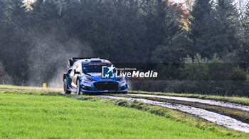 2023-10-28 - The Driver Ott Tanak (Est) and Martin Jarveoja (Est) Of Team M-Sport Ford World Rally Team , Ford Puma Rally1 Hybrid,,During,Fia World Rally Championship Wrc Central European Rally,They Will Face The Third day Of The Race ,Passau ,Germany,28 October 2023 - FIA WORLD RALLY CHAMPIONSHIP WRC CENTRAL EUROPEAN RALLY 2023 - RALLY - MOTORS