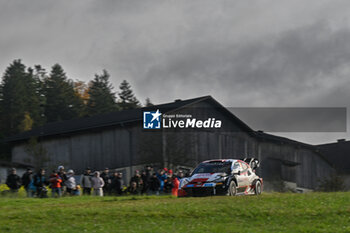 2023-10-28 - Driver Elfyn Evans (Gb) and Scott Martin (Gb) Of Team Toyota Gazoo Racing Wrt, Toyota Gr Yaris Rally1 Hybrid ,During,During,Fia World Rally Championship Wrc Central European Rally,They Will Face The Third day Of The Race ,Passau ,Germany,28 October 2023 - FIA WORLD RALLY CHAMPIONSHIP WRC CENTRAL EUROPEAN RALLY 2023 - RALLY - MOTORS