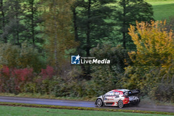 2023-10-28 - Driver Elfyn Evans (Gb) and Scott Martin (Gb) Of Team Toyota Gazoo Racing Wrt, Toyota Gr Yaris Rally1 Hybrid ,During,During,Fia World Rally Championship Wrc Central European Rally,They Will Face The Third day Of The Race ,Passau ,Germany,28 October 2023 - FIA WORLD RALLY CHAMPIONSHIP WRC CENTRAL EUROPEAN RALLY 2023 - RALLY - MOTORS