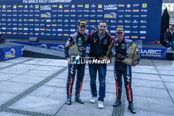 2023-10-29 - The Driver Thierry Neuville (Bel) and Martijn Wydaeghe (Bel) , OfT eam Principa Julien MoncetTeam Hyundai Shell Mobis World Rally Team,Hyundai I20 N Rally1 Hybrid,During,Fia World Rally Championship Wrc Central European Rally, In Celebrating The Final Podium,Passau ,Germany,28 October 2023 - FIA WORLD RALLY CHAMPIONSHIP WRC CENTRAL EUROPEAN RALLY 2023 - RALLY - MOTORS
