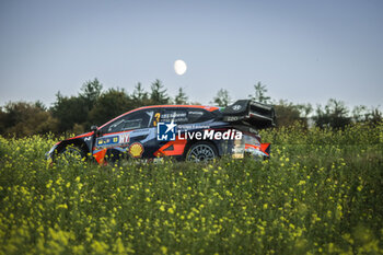 2023-10-25 - 03 Teemu SUNINEN (FIN), Mikko MARKKULA (FIN), HYUNDAI SHELL MOBIS WORLD RALLY TEAM, HYUNDAI i20 N Rally1 Hybrid, WRC, action during the Central European Rally 2023, 12th round of the 2023 WRC World Rally Car Championship, from October 26 to 29, 2023 in Passau, Germany - AUTO - WRC - CENTRAL EUROPEAN RALLY 2023 - RALLY - MOTORS