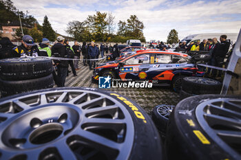 2023-10-26 - 11 Thierry NEUVILLE (BEL), Martijn WYDAEGHE (BEL), HYUNDAI SHELL MOBIS WORLD RALLY TEAM, HYUNDAI I20 N Rally1 Hybrid, WRC, action during the Central European Rally 2023, 12th round of the 2023 WRC World Rally Car Championship, from October 26 to 29, 2023 in Passau, Germany - AUTO - WRC - CENTRAL EUROPEAN RALLY 2023 - RALLY - MOTORS
