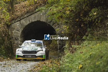 2023-10-27 - 23 Sami PAJARI (FIN), Enni MÄLKÖNEN (FIN), TOKSPORT WRT, SKODA Fabia RS, RC2, Rally2, action during the Central European Rally 2023, 12th round of the 2023 WRC World Rally Car Championship, from October 26 to 29, 2023 in Passau, Germany - AUTO - WRC - CENTRAL EUROPEAN RALLY 2023 - RALLY - MOTORS