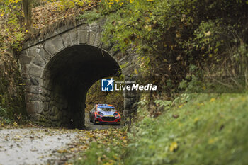 2023-10-27 - 27 Emil LINDHOLM (FIN), Reeta HAMALAINEN (FIN), HYUNDAI MOTORSPORT N, HYUNDAI i20 N, RC2, Rally2, action during the Central European Rally 2023, 12th round of the 2023 WRC World Rally Car Championship, from October 26 to 29, 2023 in Passau, Germany - AUTO - WRC - CENTRAL EUROPEAN RALLY 2023 - RALLY - MOTORS