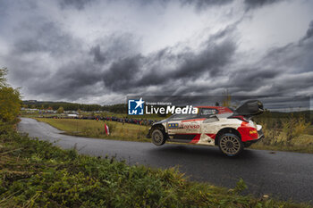 2023-10-27 - 18 Takamoto KATSUTA (JPN), Aaron JOHNSTON (IRL), TOYOTA GAZOO RACING WRT, TOYOTA GR Yaris Rally1 Hybrid, WRC, action during the Central European Rally 2023, 12th round of the 2023 WRC World Rally Car Championship, from October 26 to 29, 2023 in Passau, Germany - AUTO - WRC - CENTRAL EUROPEAN RALLY 2023 - RALLY - MOTORS