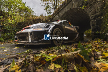 2023-10-27 - 18 Takamoto KATSUTA (JPN), Aaron JOHNSTON (IRL), TOYOTA GAZOO RACING WRT, TOYOTA GR Yaris Rally1 Hybrid, WRC, action during the Central European Rally 2023, 12th round of the 2023 WRC World Rally Car Championship, from October 26 to 29, 2023 in Passau, Germany - AUTO - WRC - CENTRAL EUROPEAN RALLY 2023 - RALLY - MOTORS