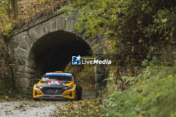 2023-10-27 - 30 Georg LINNAMAE (EST), James MORGAN (GBR), HYUNDAI i20 N, RC2, Rally2, action during the Central European Rally 2023, 12th round of the 2023 WRC World Rally Car Championship, from October 26 to 29, 2023 in Passau, Germany - AUTO - WRC - CENTRAL EUROPEAN RALLY 2023 - RALLY - MOTORS