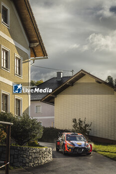 2023-10-28 - 03 Teemu SUNINEN (FIN), Mikko MARKKULA (FIN), HYUNDAI SHELL MOBIS WORLD RALLY TEAM, HYUNDAI i20 N Rally1 Hybrid, WRC, action during the Central European Rally 2023, 12th round of the 2023 WRC World Rally Car Championship, from October 26 to 29, 2023 in Passau, Germany - AUTO - WRC - CENTRAL EUROPEAN RALLY 2023 - RALLY - MOTORS