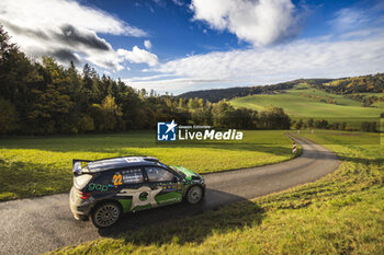 2023-10-28 - 22 Gus GREENSMITH (GBR), Jonas ANDERSSON (SWE), SKODA FABIA RS, RC2, Rally2, action during the Central European Rally 2023, 12th round of the 2023 WRC World Rally Car Championship, from October 26 to 29, 2023 in Passau, Germany - AUTO - WRC - CENTRAL EUROPEAN RALLY 2023 - RALLY - MOTORS