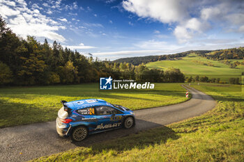 2023-10-28 - 24 Adrien FOURMAUX (FRA), Alexandre CORIA (FRA), M-SPORT FORD WORLD RALLY TEAM, FORD Fiesta MkII, RC2, Rally2, action during the Central European Rally 2023, 12th round of the 2023 WRC World Rally Car Championship, from October 26 to 29, 2023 in Passau, Germany - AUTO - WRC - CENTRAL EUROPEAN RALLY 2023 - RALLY - MOTORS