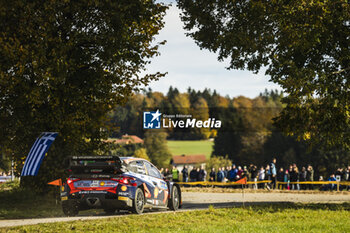 2023-10-29 - 03 Teemu SUNINEN (FIN), Mikko MARKKULA (FIN), HYUNDAI SHELL MOBIS WORLD RALLY TEAM, HYUNDAI i20 N Rally1 Hybrid, WRC, action during the Central European Rally 2023, 12th round of the 2023 WRC World Rally Car Championship, from October 26 to 29, 2023 in Passau, Germany - AUTO - WRC - CENTRAL EUROPEAN RALLY 2023 - RALLY - MOTORS