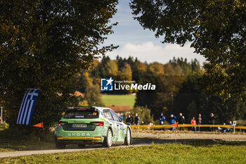 2023-10-29 - 23 Sami PAJARI (FIN), Enni MÄLKÖNEN (FIN), TOKSPORT WRT, SKODA Fabia RS, RC2, Rally2, action during the Central European Rally 2023, 12th round of the 2023 WRC World Rally Car Championship, from October 26 to 29, 2023 in Passau, Germany - AUTO - WRC - CENTRAL EUROPEAN RALLY 2023 - RALLY - MOTORS