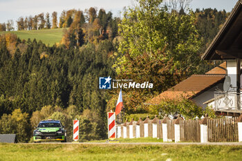 2023-10-29 - 22 Gus GREENSMITH (GBR), Jonas ANDERSSON (SWE), SKODA FABIA RS, RC2, Rally2, action during the Central European Rally 2023, 12th round of the 2023 WRC World Rally Car Championship, from October 26 to 29, 2023 in Passau, Germany - AUTO - WRC - CENTRAL EUROPEAN RALLY 2023 - RALLY - MOTORS