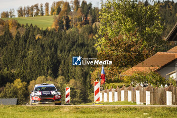 2023-10-29 - 31 Erik CAIS (CZE), Daniel TRUNKAT (CZE), ERIK CAIS, SKODA Fabia RS, RC2, Rally2, action during the Central European Rally 2023, 12th round of the 2023 WRC World Rally Car Championship, from October 26 to 29, 2023 in Passau, Germany - AUTO - WRC - CENTRAL EUROPEAN RALLY 2023 - RALLY - MOTORS
