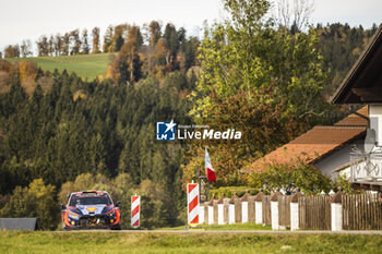 2023-10-29 - 11 Thierry NEUVILLE (BEL), Martijn WYDAEGHE (BEL), HYUNDAI SHELL MOBIS WORLD RALLY TEAM, HYUNDAI I20 N Rally1 Hybrid, WRC, action during the Central European Rally 2023, 12th round of the 2023 WRC World Rally Car Championship, from October 26 to 29, 2023 in Passau, Germany - AUTO - WRC - CENTRAL EUROPEAN RALLY 2023 - RALLY - MOTORS