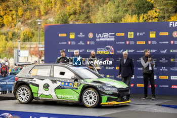 2023-10-29 - GREENSMITH Gus (GBR), Skoda Fabia RS, portrait during the Central European Rally 2023, 12th round of the 2023 WRC World Rally Car Championship, from October 26 to 29, 2023 in Passau, Germany - AUTO - WRC - CENTRAL EUROPEAN RALLY 2023 - RALLY - MOTORS