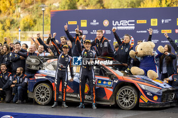 2023-10-29 - NEUVILLE Thierry (FRA), HYUNDAI I20 N Rally1 Hybrid, portrait, podium, portrait during the Central European Rally 2023, 12th round of the 2023 WRC World Rally Car Championship, from October 26 to 29, 2023 in Passau, Germany - AUTO - WRC - CENTRAL EUROPEAN RALLY 2023 - RALLY - MOTORS