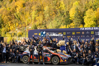 2023-10-29 - podium, portrait, NEUVILLE Thierry (FRA), HYUNDAI I20 N Rally1 Hybrid, portrait during the Central European Rally 2023, 12th round of the 2023 WRC World Rally Car Championship, from October 26 to 29, 2023 in Passau, Germany - AUTO - WRC - CENTRAL EUROPEAN RALLY 2023 - RALLY - MOTORS