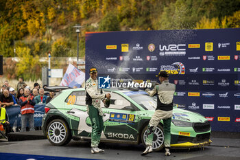 2023-10-29 - MIKKELSEN Andreas (NOR), SKODA FABIA RS, RC2, Rally2, portrait during the Central European Rally 2023, 12th round of the 2023 WRC World Rally Car Championship, from October 26 to 29, 2023 in Passau, Germany - AUTO - WRC - CENTRAL EUROPEAN RALLY 2023 - RALLY - MOTORS