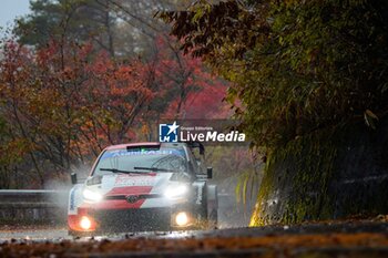 2023-11-17 - The Driver Kalle Rovanpera (Fin) And Jonne Halttunen (Fin) Of Team Toyota Gazoo Racing Wrt, Toyota Gr Yaris Rally1 Hybri,During Fia World Rally Championship Wrc Forum8 Rally,They Face The Second Day Of Race,Aichi,Japan 17 November 2023 - FIA WORLD RALLY CHAMPIONSHIP WRC FORUM8 RALLY JAPAN 2023 - RALLY - MOTORS