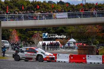 2023-11-18 - The Driver Kalle Rovanpera (Fin) and Jonne Halttunen (Fin) Of Team Toyota Gazoo Racing Wrt, Toyota Gr Yaris Rally1 Hybrid,During Fia World Rally Championship Wrc Forum8 Rally,They Face The Thirdday Of Race,Aichi,Japan 18 November 2023 - FIA WORLD RALLY CHAMPIONSHIP WRC FORUM8 RALLY JAPAN 2023 - RALLY - MOTORS