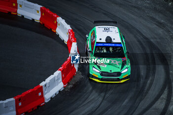 2023-11-18 - Drive Andreas Mikkelsen and Torstein Eriksen Toksport Wrt 2 ,Skoda Fabia Rs,During Fia World Rally Championship Wrc Forum8 Rally,They Face The Thirdday Of Race,Aichi,Japan 18 November 2023 - FIA WORLD RALLY CHAMPIONSHIP WRC FORUM8 RALLY JAPAN 2023 - RALLY - MOTORS
