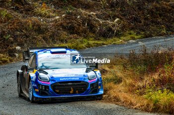 2023-11-19 - The Driver Ott Tanak (Est) and Martin Jarveoja (Est) Of Team M-Sport Ford World Rally Team , Ford Puma Rally1 Hybrid,During Fia World Rally Championship Wrc Forum8 Rally,They Face The Fourth Day Of Race,Aichi,Japan 19 November 2023 - FIA WORLD RALLY CHAMPIONSHIP WRC FORUM8 RALLY JAPAN 2023 - RALLY - MOTORS