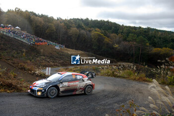 2023-11-19 - The Driver Kalle Rovanpera (Fin) and Jonne Halttunen (Fin) Of Team Toyota Gazoo Racing Wrt, Toyota Gr Yaris Rally1 Hybrid,During Fia World Rally Championship Wrc Forum8 Rally,They Face The Fourth Day Of Race,Aichi,Japan 19 November 2023 - FIA WORLD RALLY CHAMPIONSHIP WRC FORUM8 RALLY JAPAN 2023 - RALLY - MOTORS