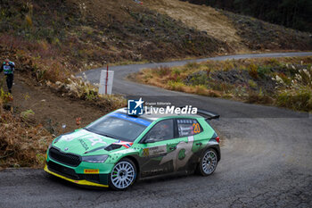 2023-11-19 - Drive Andreas Mikkelsen and Torstein Eriksen Toksport Wrt 2 ,Skoda Fabia Rs,During Fia World Rally Championship Wrc Forum8 Rally,They Face The Fourth Day Of Race,Aichi,Japan 19 November 2023 - FIA WORLD RALLY CHAMPIONSHIP WRC FORUM8 RALLY JAPAN 2023 - RALLY - MOTORS