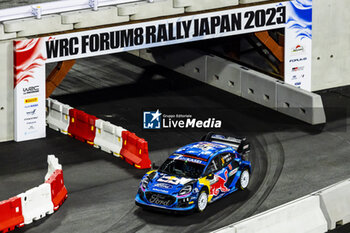 2023-11-16 - 16 Adrien FOURMAUX (FRA), Alexandre CORIA (FRA), M-SPORT FORD WORLD RALLY TEAM, FORD Puma Rally1 Hybrid, WRC, action during the Rally Japan 2023, 13th round of the 2023 WRC World Rally Car Championship, from November 16 to 19, 2023 in Toyota, Aichi Prefecture, Chubu Region, Japan - AUTO - WRC - RALLY JAPAN 2023 - RALLY - MOTORS