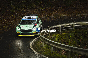 2023-11-17 - 20 Andreas MIKKELSEN (NOR), Torstein ERIKSEN (NOR), SKODA FABIA RS, RC2, Rally2, action during the Rally Japan 2023, 13th round of the 2023 WRC World Rally Car Championship, from November 16 to 19, 2023 in Toyota, Aichi Prefecture, Chubu Region, Japan - AUTO - WRC - RALLY JAPAN 2023 - RALLY - MOTORS