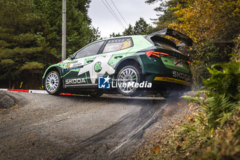 2023-11-18 - 20 Andreas MIKKELSEN (NOR), Torstein ERIKSEN (NOR), SKODA FABIA RS, RC2, Rally2, action during the Rally Japan 2023, 13th round of the 2023 WRC World Rally Car Championship, from November 16 to 19, 2023 in Toyota, Aichi Prefecture, Chubu Region, Japan - AUTO - WRC - RALLY JAPAN 2023 - RALLY - MOTORS