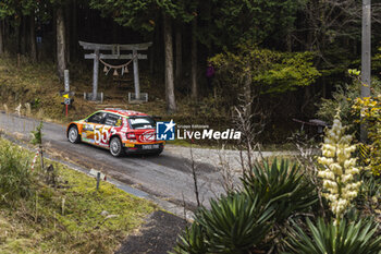 2023-11-18 - 26 Osamu FUKUNAGA (JPN), Misako SAIDA (JPN), SKODA Fabia RS, RC2, Rally2, action during the Rally Japan 2023, 13th round of the 2023 WRC World Rally Car Championship, from November 16 to 19, 2023 in Toyota, Aichi Prefecture, Chubu Region, Japan - AUTO - WRC - RALLY JAPAN 2023 - RALLY - MOTORS