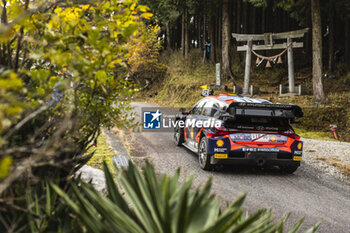 2023-11-18 - 11 Thierry NEUVILLE (BEL), Martijn WYDAEGHE (BEL), HYUNDAI SHELL MOBIS WORLD RALLY TEAM, HYUNDAI I20 N Rally1 Hybrid, WRC, action during the Rally Japan 2023, 13th round of the 2023 WRC World Rally Car Championship, from November 16 to 19, 2023 in Toyota, Aichi Prefecture, Chubu Region, Japan - AUTO - WRC - RALLY JAPAN 2023 - RALLY - MOTORS