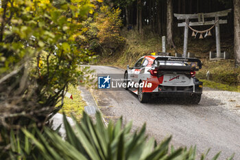 2023-11-18 - 17 Sébastien OGIER (FRA), Vincent LANDAIS (FRA), TOYOTA GAZOO RACING WRT, TOYOTA GR Yaris Rally1 Hybrid, WRC, action during the Rally Japan 2023, 13th round of the 2023 WRC World Rally Car Championship, from November 16 to 19, 2023 in Toyota, Aichi Prefecture, Chubu Region, Japan - AUTO - WRC - RALLY JAPAN 2023 - RALLY - MOTORS
