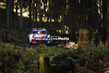 2023-11-18 - 17 Sébastien OGIER (FRA), Vincent LANDAIS (FRA), TOYOTA GAZOO RACING WRT, TOYOTA GR Yaris Rally1 Hybrid, WRC, action during the Rally Japan 2023, 13th round of the 2023 WRC World Rally Car Championship, from November 16 to 19, 2023 in Toyota, Aichi Prefecture, Chubu Region, Japan - AUTO - WRC - RALLY JAPAN 2023 - RALLY - MOTORS