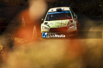 2023-11-19 - 20 Andreas MIKKELSEN (NOR), Torstein ERIKSEN (NOR), SKODA FABIA RS, RC2, Rally2, action during the Rally Japan 2023, 13th round of the 2023 WRC World Rally Car Championship, from November 16 to 19, 2023 in Toyota, Aichi Prefecture, Chubu Region, Japan - AUTO - WRC - RALLY JAPAN 2023 - RALLY - MOTORS