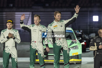 2023-11-19 - MIKKELSEN Andreas (NOR), SKODA FABIA RS, RC2, Rally2, portrait, podium, portrait during the Rally Japan 2023, 13th round of the 2023 WRC World Rally Car Championship, from November 16 to 19, 2023 in Toyota, Aichi Prefecture, Chubu Region, Japan - AUTO - WRC - RALLY JAPAN 2023 - RALLY - MOTORS